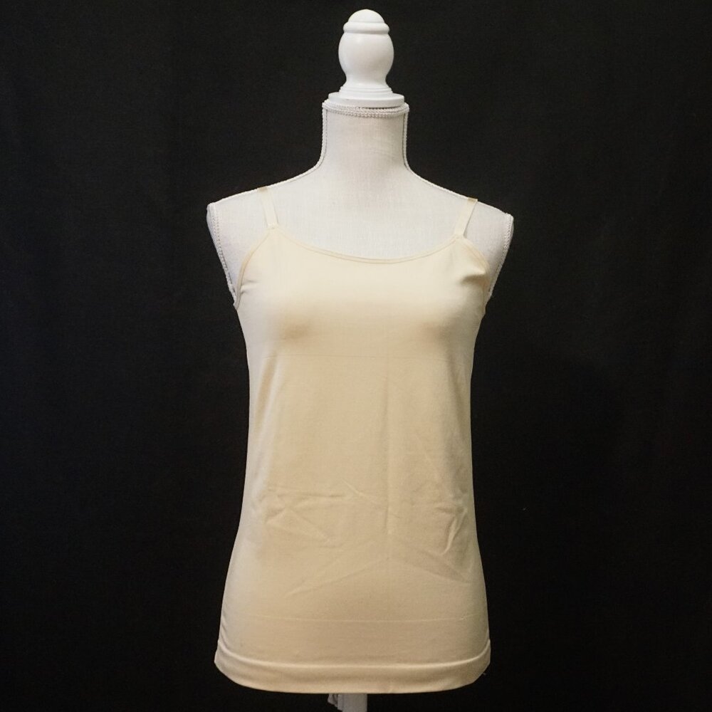 Shapermint Empetur Nude Chai Essentials All Day Scoop Neck Cami Large